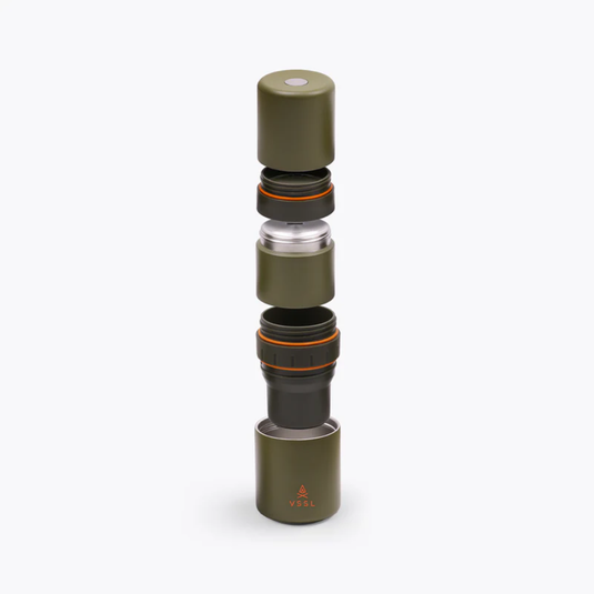 VSSL NEST POUR OVER COFFEE KIT [CLR:DEEP MOSS]