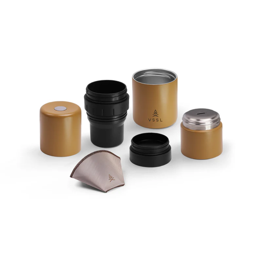 VSSL NEST POUR OVER COFFEE KIT [CLR:SAHARA]