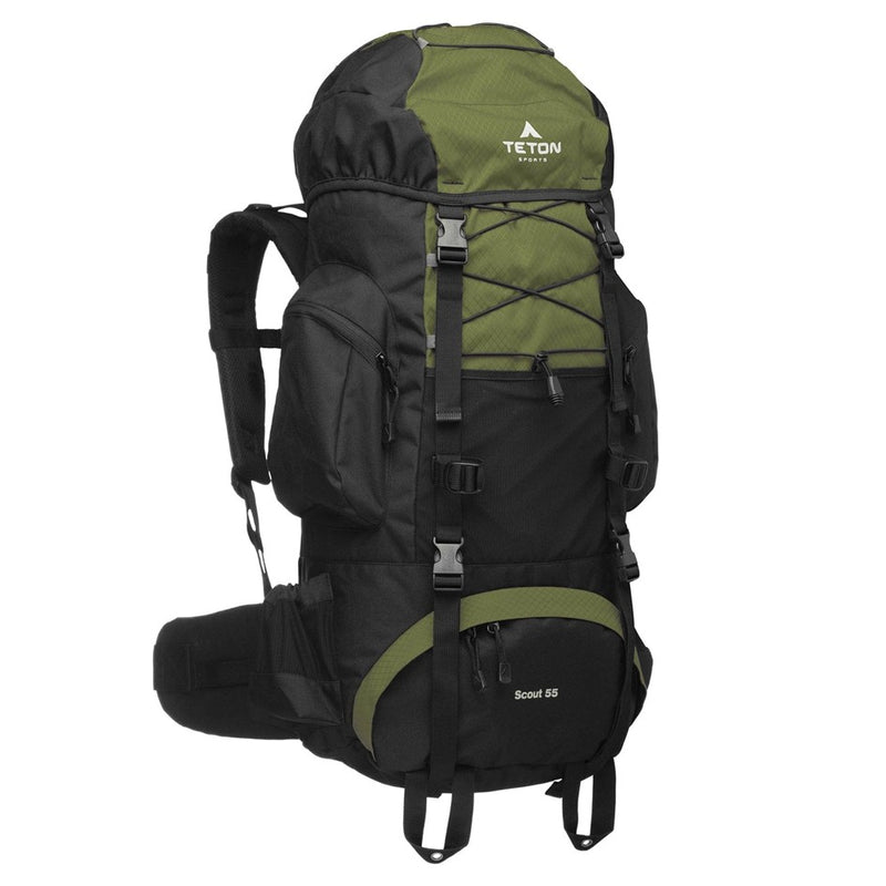 Load image into Gallery viewer, TETON SCOUT 55L BACKPACK [CLR:OLIVE]
