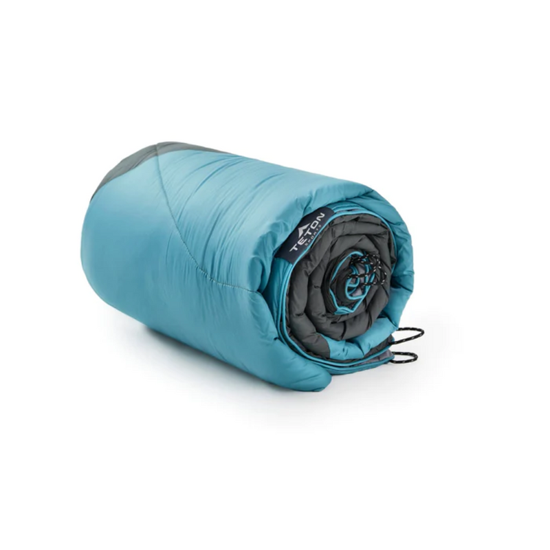 Load image into Gallery viewer, TETON ACADIA OUTDOOR CAMP BLANKET [CLR:TEAL &amp; SLATE]
