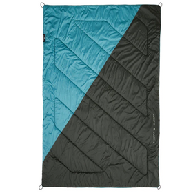 TETON ACADIA MAMMOTH TWO PERSON OUTDOOR CAMP BLANKET [CLR:TEAL & SLATE]