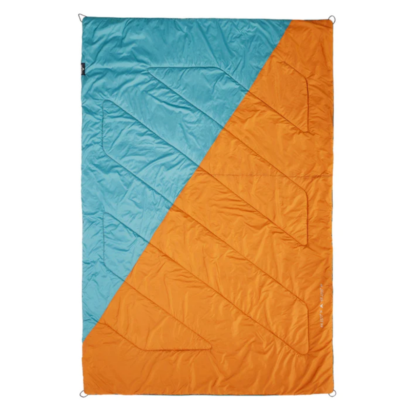 Load image into Gallery viewer, TETON ACADIA MAMMOTH TWO PERSON OUTDOOR CAMP BLANKET [CLR:TEAL &amp; COPPER]
