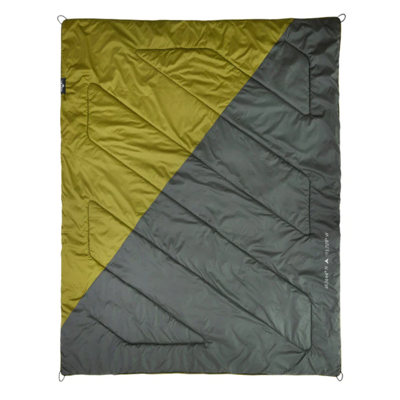 Load image into Gallery viewer, TETON HIGHLINE RUGGED OUTDOOR CAMP BLANKET [CLR:MOSS &amp; SLATE]
