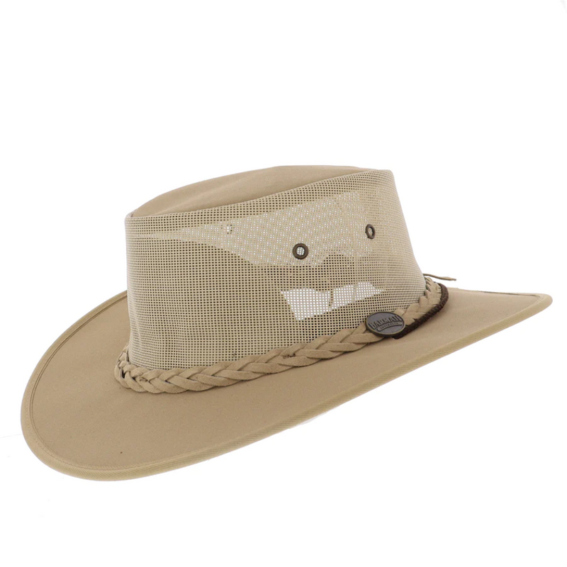 Load image into Gallery viewer, BARMAH CANVAS DROVER HAT [CLR:BEIGE SZ:MEDIUM]
