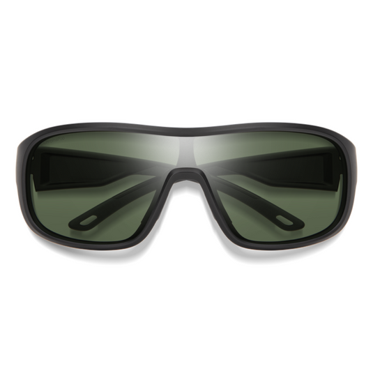 SMITHS OPTICS SPINNER MATTE BLACK CHROMAPOP POLARIZED GREY GREEN