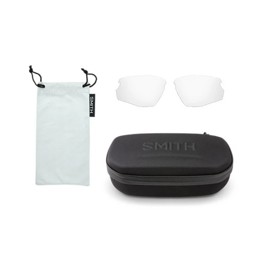SMITHS OPTICS RESOLVE MATTE BLACK CHROMAPOP RED MIRROR