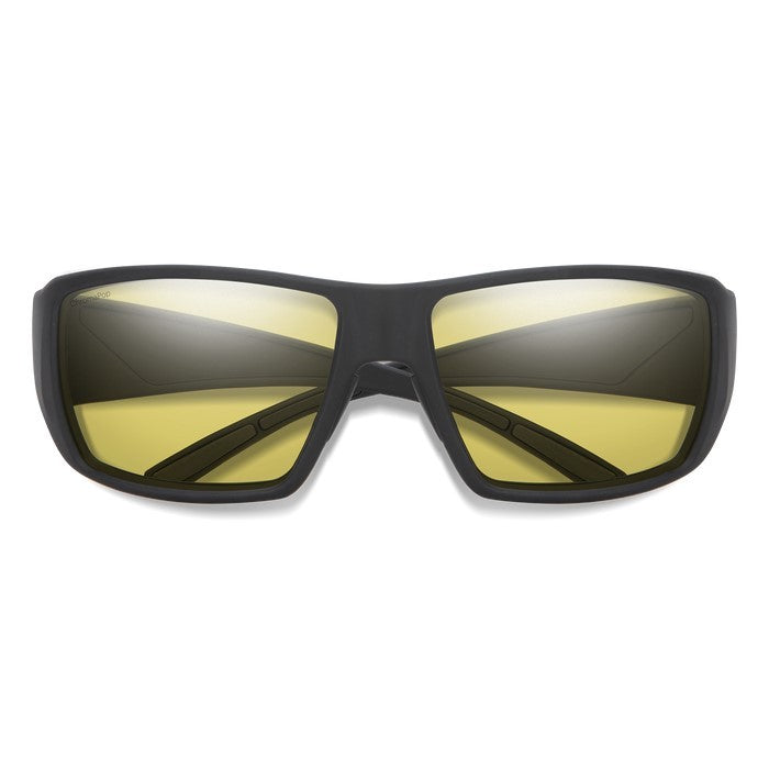 Load image into Gallery viewer, SMITHS OPTICS GUIDE&#39;S CHOICE MATTE BLACK CHROMAPOP GLASS POLARIZED LOW LIGHT YELLOW 
