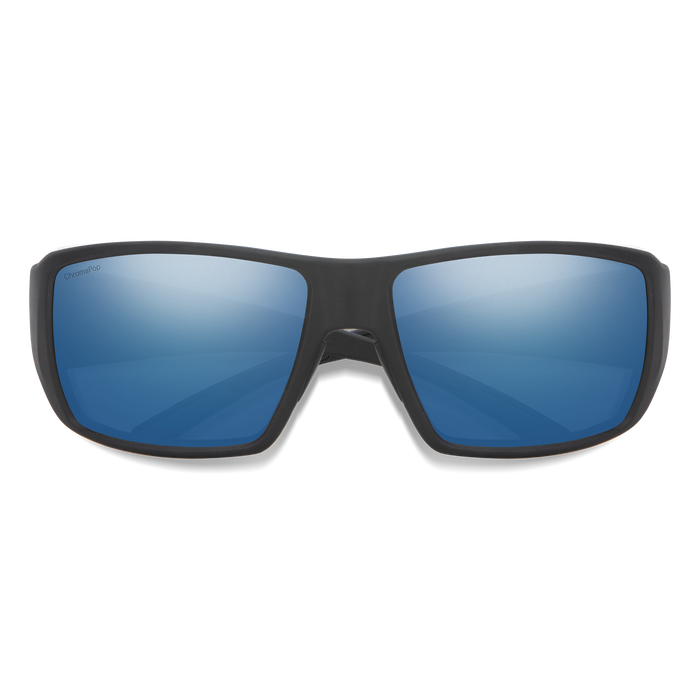 Load image into Gallery viewer, SMITHS OPTICS GUIDE'S CHOICE MATTE BLACK CHROMAPOP GLASS POLARIZED BLUE MIRROR 

