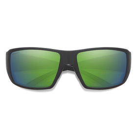 SMITHS OPTICS GUIDE'S CHOICE MATTE BLACK CHROMAPOP GLASS POLARIZED GREEN MIRROR 
