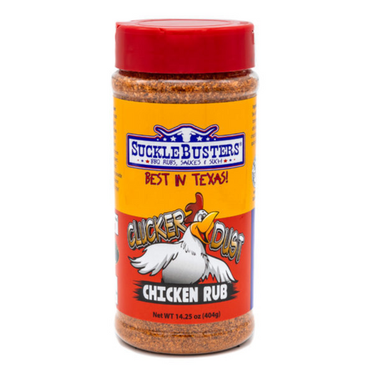 SUCKLE BUSTERS CLUCKER DUST CHICKEN RUB 14.25OZ