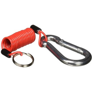 ZIP BREAKAWAY 4' COILED CABLE & PIN UNI CABLE & SNAP RING