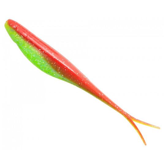 ZMAN SCENTED JERK SHADZ [SZ:7 INCH CLR:NUKED CHICKEN GLOW]