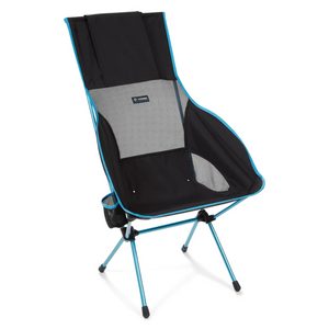 HELINOX SAVANNA CHAIR BLACK WITH BLUE FRAME