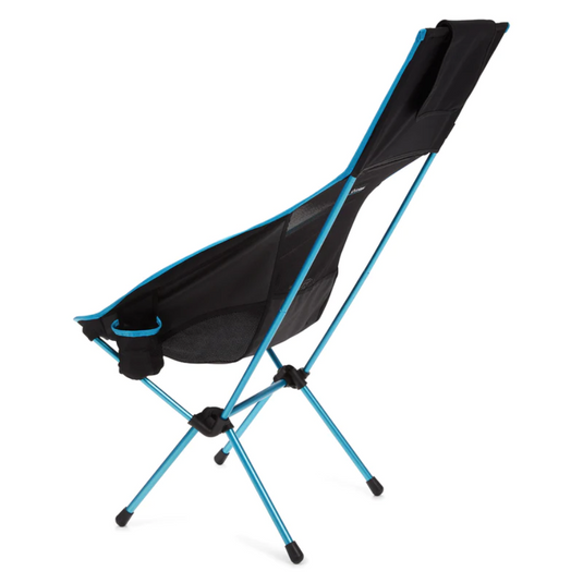 HELINOX SAVANNA CHAIR BLACK WITH BLUE FRAME