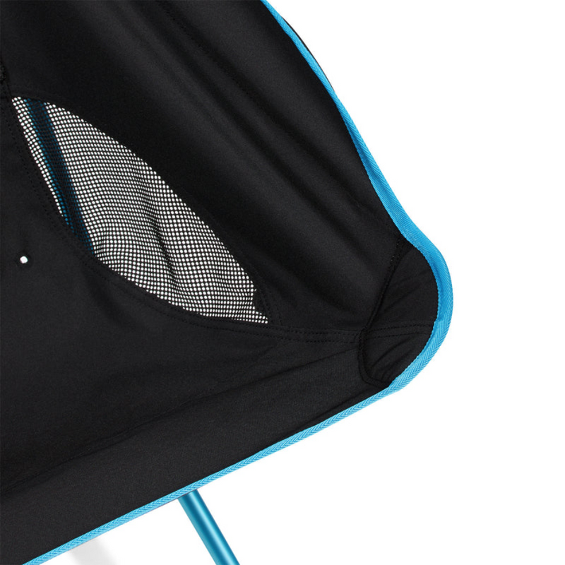Load image into Gallery viewer, HELINOX SAVANNA CHAIR BLACK WITH BLUE FRAME

