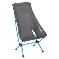 HELINOX CHAIR ZERO HIGHBACK BLACK WITH CYAN BLUE FRAME