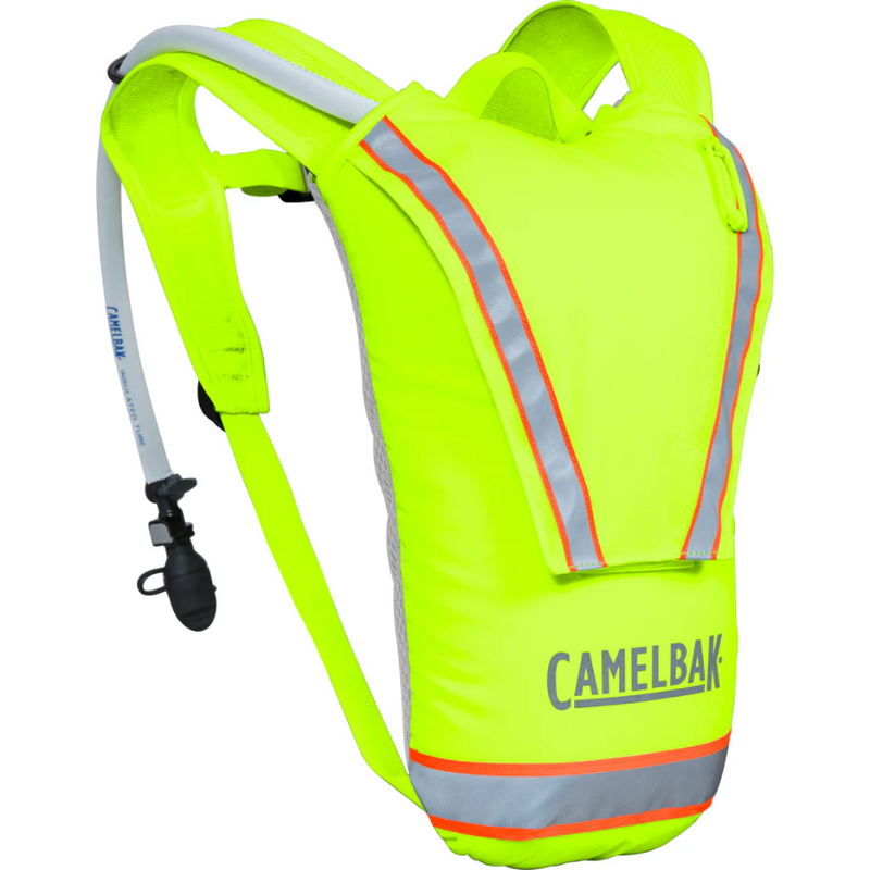 Load image into Gallery viewer, CAMELBAK HI-VIZ 2.5L CRUX HYDRATION PACK LIME-GREEN
