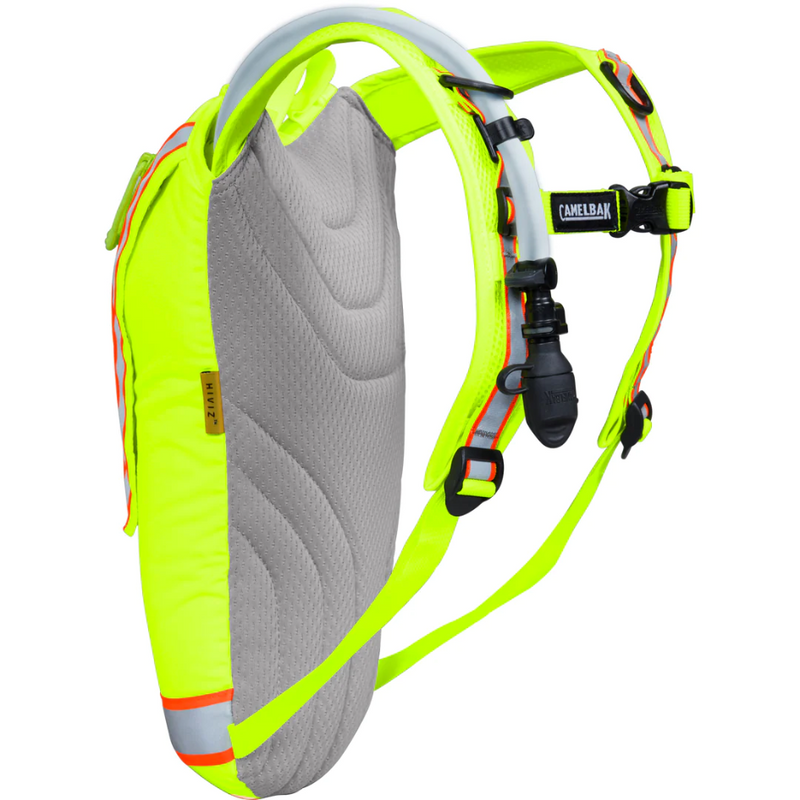 Load image into Gallery viewer, CAMELBAK HI-VIZ 2.5L CRUX HYDRATION PACK LIME-GREEN
