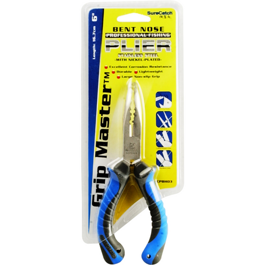 SURECATCH PLIERS 6" BENT NOSE