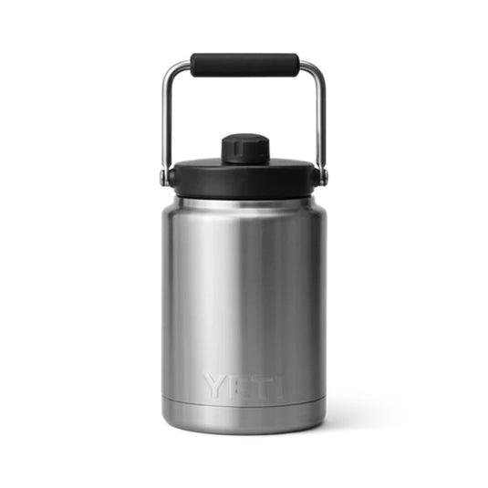 YETI RAMBLER HALF GALLON (1.9L) JUG [CLR:STAINLESS STEEL]