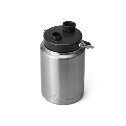 YETI RAMBLER HALF GALLON (1.9L) JUG [CLR:STAINLESS STEEL]