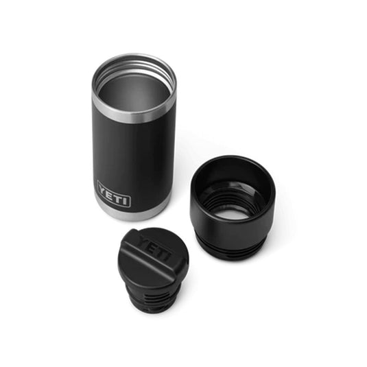 YETI RAMBLER R12 354ML BOTTLE WITH HOTSHOT CAP [CLR:BLACK]