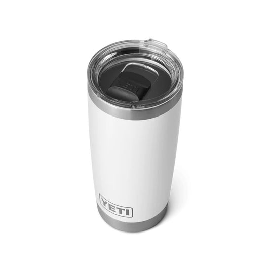 YETI RAMBLER 20oz 591ML TUMBLER WITH MAGSLIDER LID [CLR:WHITE]