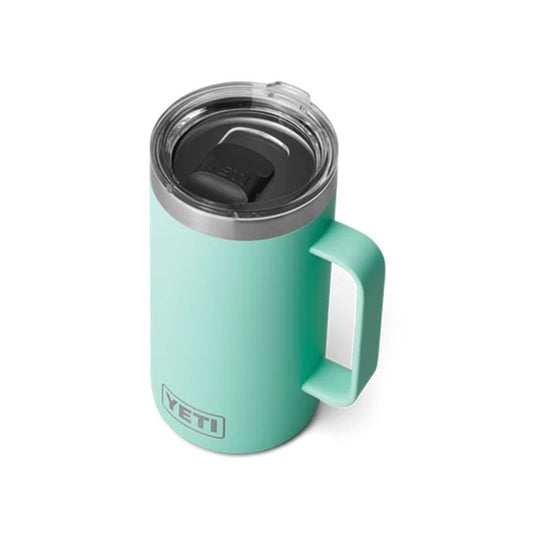 YETI RAMBLER 24oz 710ML MUG WITH MAGSLIDER LID [CLR:SEAFOAM]