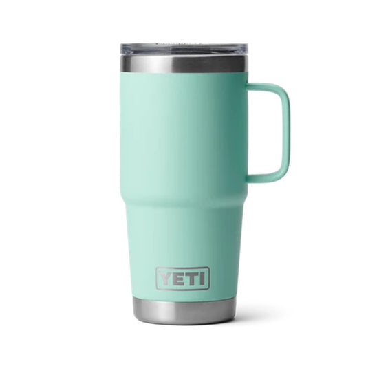 YETI RAMBLER R20oz 591ML TRAVEL MUG [CLR:SEAFOAM]