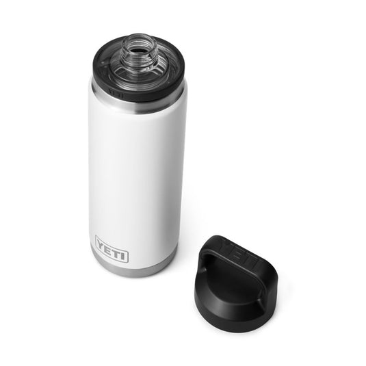 YETI RAMBLER BOTTLE 26oz 760ML WITH CHUG CAP [CLR:WHITE]