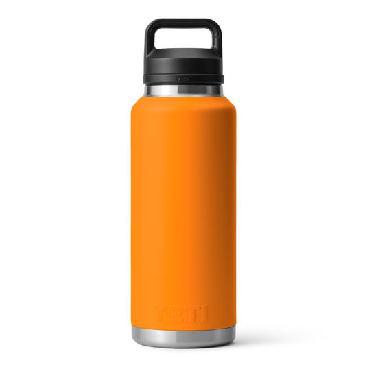 YETI RAMBLER BOTTLE 46oz 1.4L WITH CHUG CAP [CLR:KING CRAB ORANGE]
