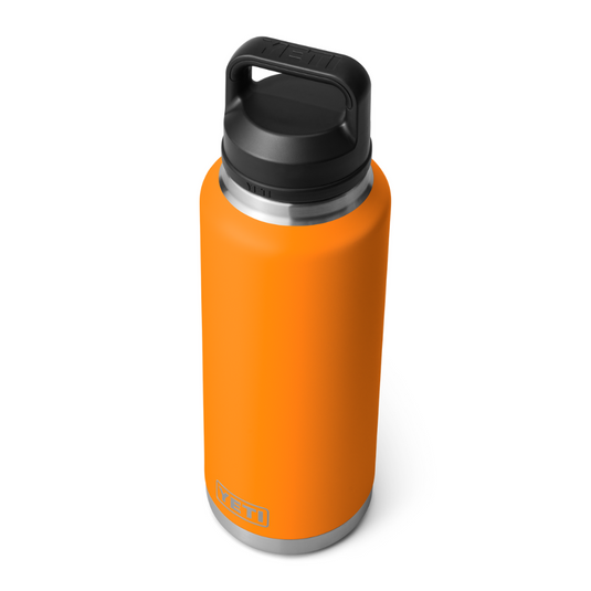 YETI RAMBLER BOTTLE 46oz 1.4L WITH CHUG CAP [CLR:KING CRAB ORANGE]