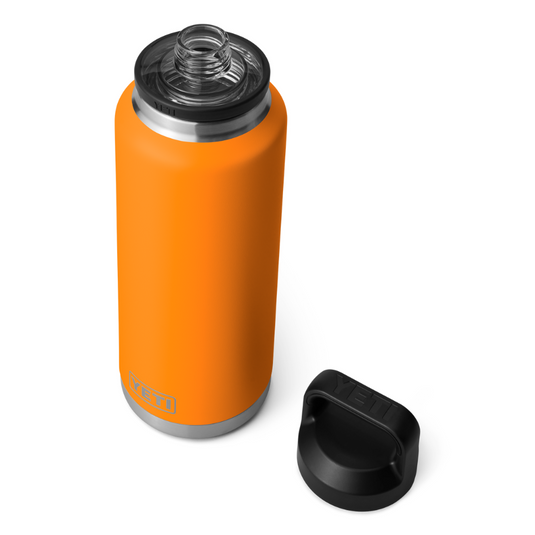 YETI RAMBLER BOTTLE 46oz 1.4L WITH CHUG CAP [CLR:KING CRAB ORANGE]
