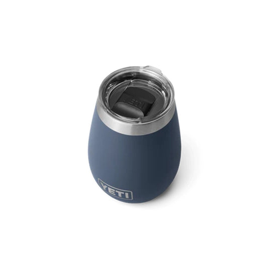 YETI RAMBLER 10oz 296ml WINE TUMBLER WITH MAGSLIDER LID [CLR:NAVY]