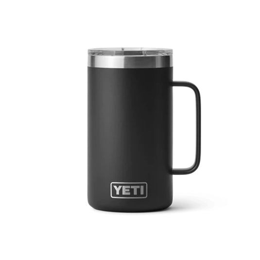 YETI RAMBLER 24oz 710ML MUG WITH MAGSLIDER LID [CLR:BLACK]