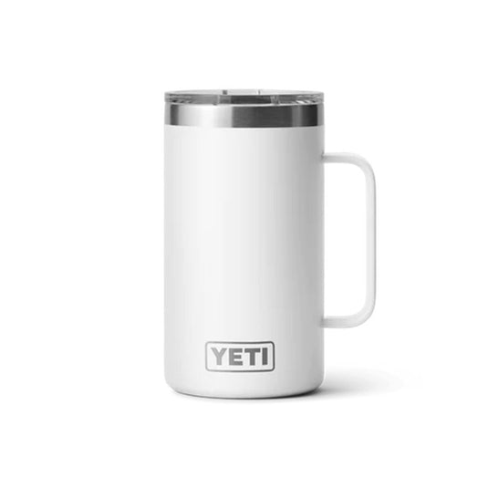 YETI RAMBLER 24oz 710ML MUG WITH MAGSLIDER LID [CLR:WHITE]