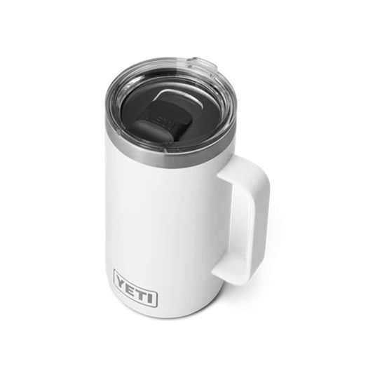 YETI RAMBLER 24oz 710ML MUG WITH MAGSLIDER LID [CLR:WHITE]