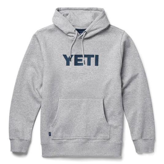 YETI BRUSHED FLEECE HOODIE PULLOVER [CLR:GRAY SZ:SMALL]