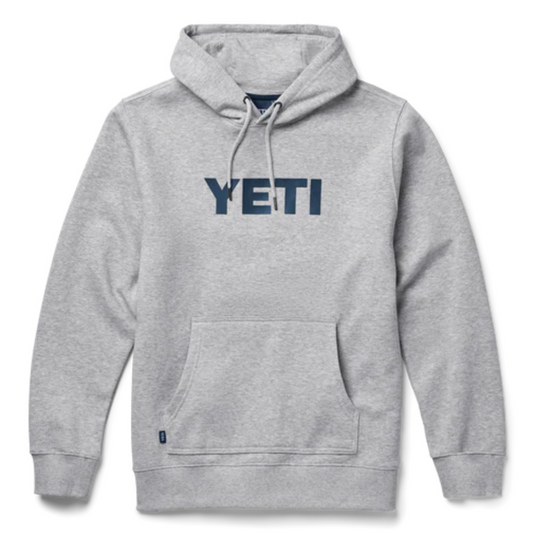YETI BRUSHED FLEECE HOODIE PULLOVER [CLR:GRAY SZ:2X-LARGE]