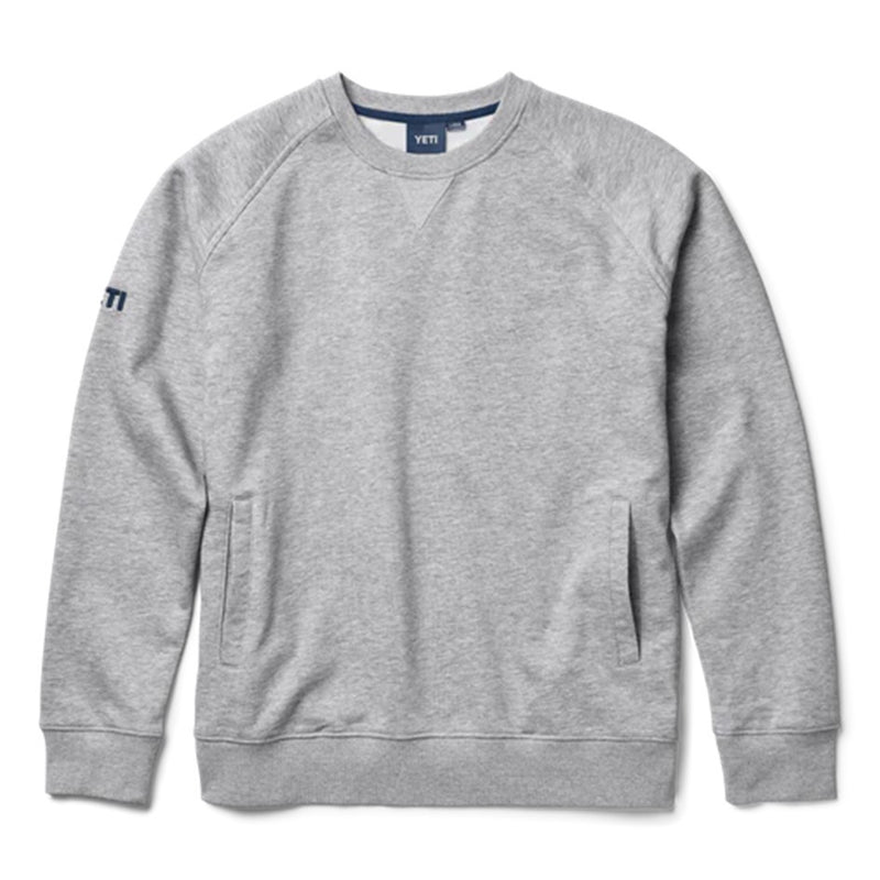 Load image into Gallery viewer, YETI BRUSHED FLEECE CREWNECK PULLOVER [CLR:GRAY SZ:SMALL]
