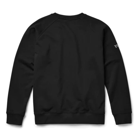 YETI BRUSHED FLEECE CREWNECK PULLOVER [CLR:BLACK SZ:SMALL]