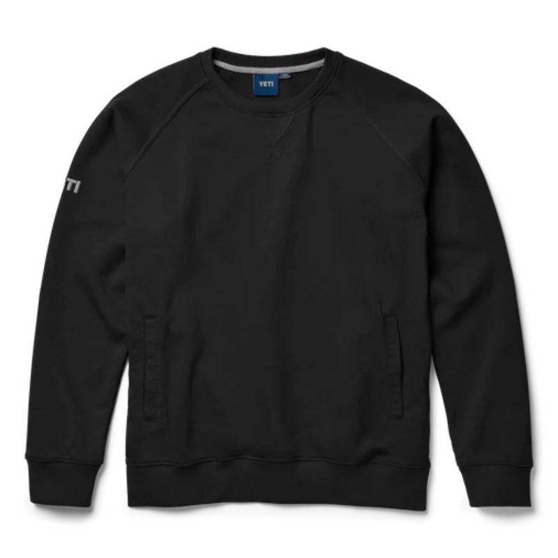 Load image into Gallery viewer, YETI BRUSHED FLEECE CREWNECK PULLOVER [CLR:BLACK SZ:2X-LARGE]
