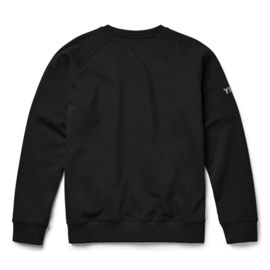 YETI BRUSHED FLEECE CREWNECK PULLOVER [CLR:BLACK SZ:2X-LARGE]