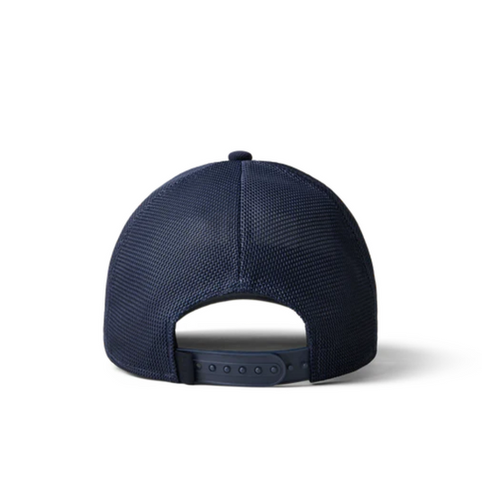 YETI TRUCKER HAT PATCH NAVY ON NAVY 