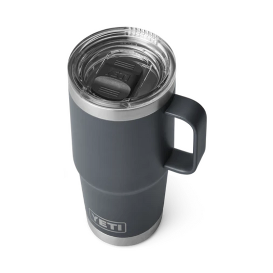 YETI RAMBLER R20oz 591ML TRAVEL MUG [CLR:CHARCOAL]