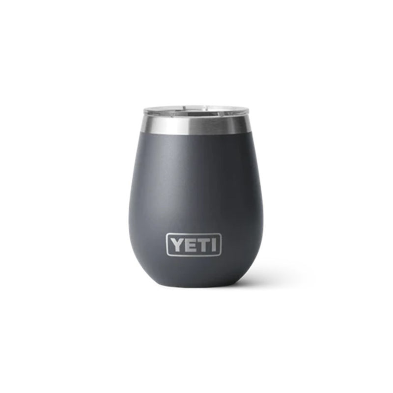 Load image into Gallery viewer, YETI RAMBLER 10oz 296ml WINE TUMBLER WITH MAGSLIDER LID [CLR:CHARCOAL]
