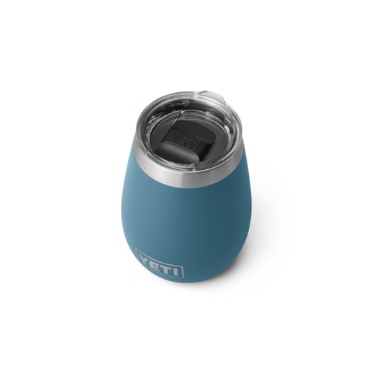 YETI RAMBLER 10oz 296ml WINE TUMBLER WITH MAGSLIDER LID [CLR:NORDIC BLUE]