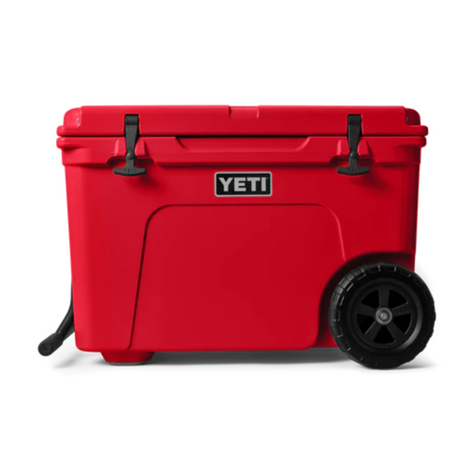 YETI TUNDRA HAUL WHEELED HARD COOLER [CLR:RESCUE RED]
