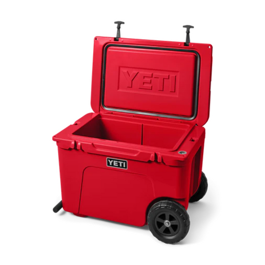 YETI TUNDRA HAUL WHEELED HARD COOLER [CLR:RESCUE RED]