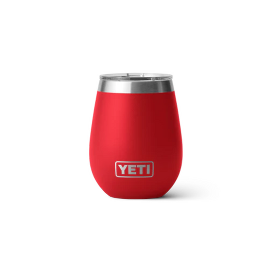 YETI RAMBLER 10oz 296ml WINE TUMBLER WITH MAGSLIDER LID [CLR:RESCUE RED]